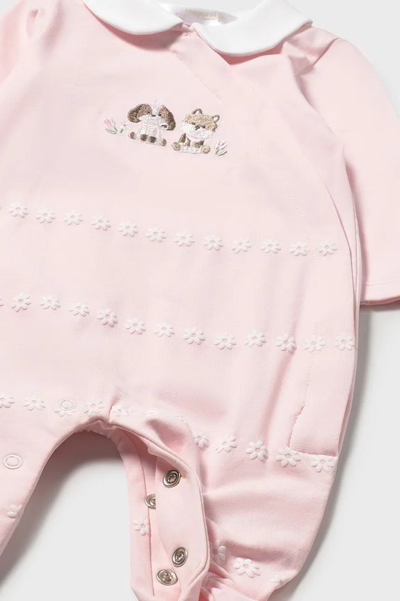 Mayoral Newborn śpioszki niemowlęce 2-pack różowy 1703.2D.Newborn.PPY2