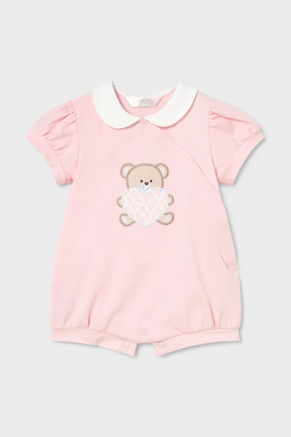 Mayoral Newborn rampers niemowlęcy 2-pack 1704.2B.Newborn.PPY2 różowy SS26