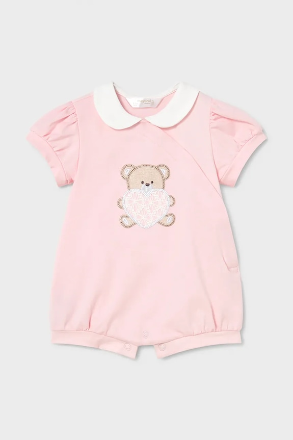 Mayoral Newborn rampers niemowlęcy 2-pack 1704.2B.Newborn.PPY2 różowy SS26