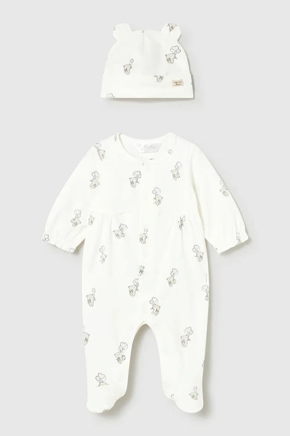 Mayoral Newborn śpioszki niemowlęce beżowy 1706.2F.Newborn.PPY2