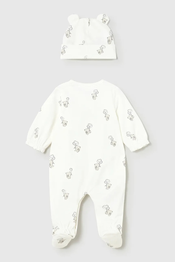 Mayoral Newborn śpioszki niemowlęce 1706.2F.Newborn.PPY2 beżowy SS26