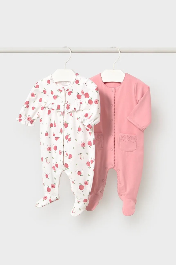Mayoral Newborn costum bebe 2-pack 2-pack roz 1708.2G.Newborn.PPY2