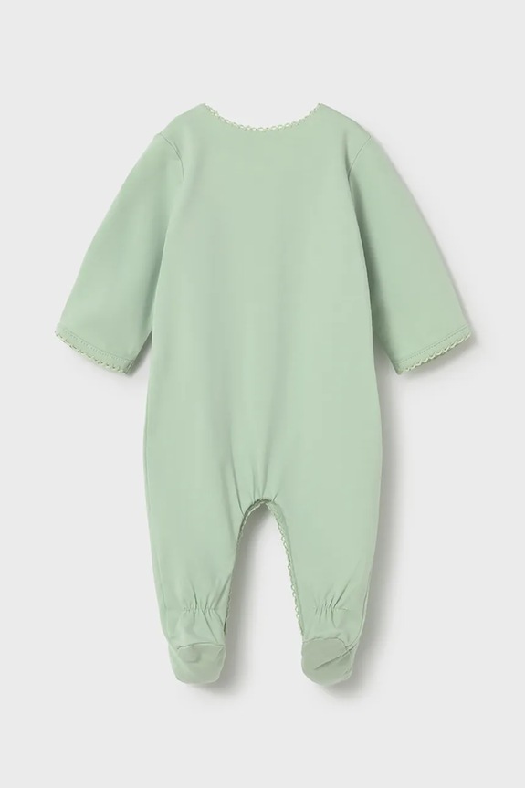 Dziewczynka Mayoral Newborn śpioszki niemowlęce 2-pack 1708.2G.Newborn.PPY2 zielony