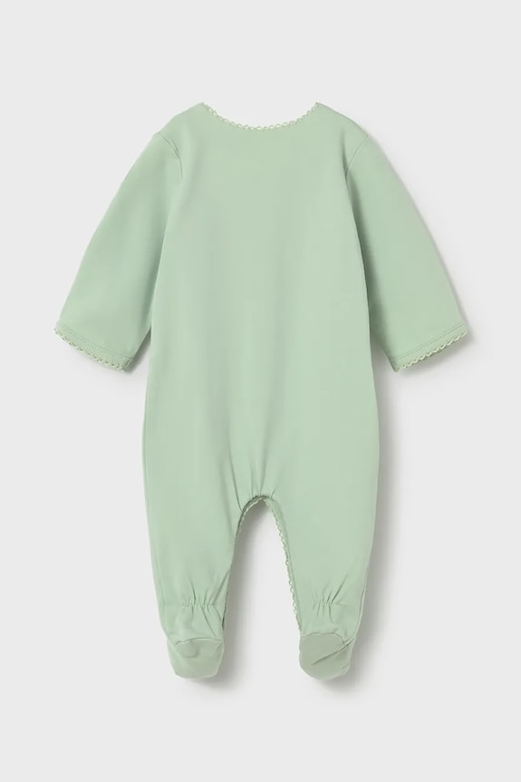 Dziewczynka Mayoral Newborn śpioszki niemowlęce 2-pack 1708.2G.Newborn.PPY2 zielony