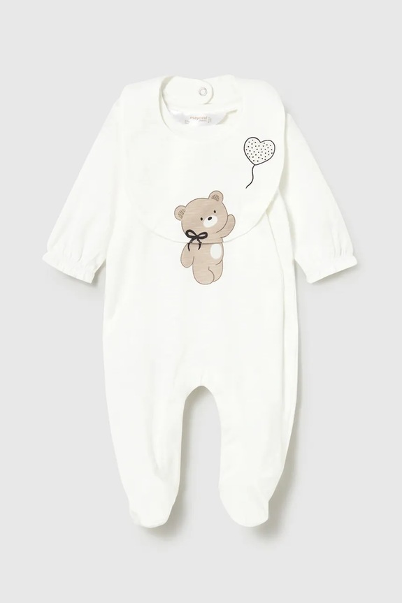 Βρεφική βαμβακερή ρόμπα Mayoral Newborn μπεζ 1711.2K.Newborn.PPY2