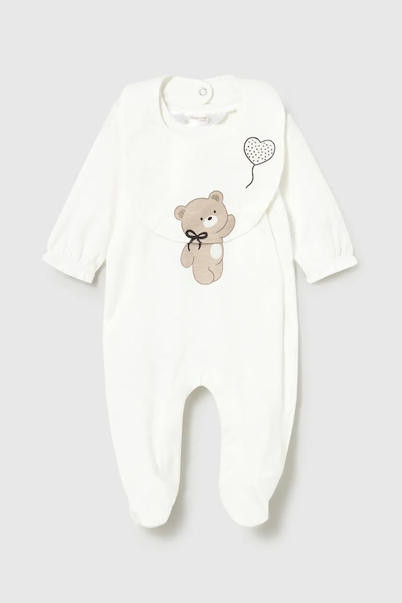 Βρεφική βαμβακερή ρόμπα Mayoral Newborn μπεζ 1711.2K.Newborn.PPY2