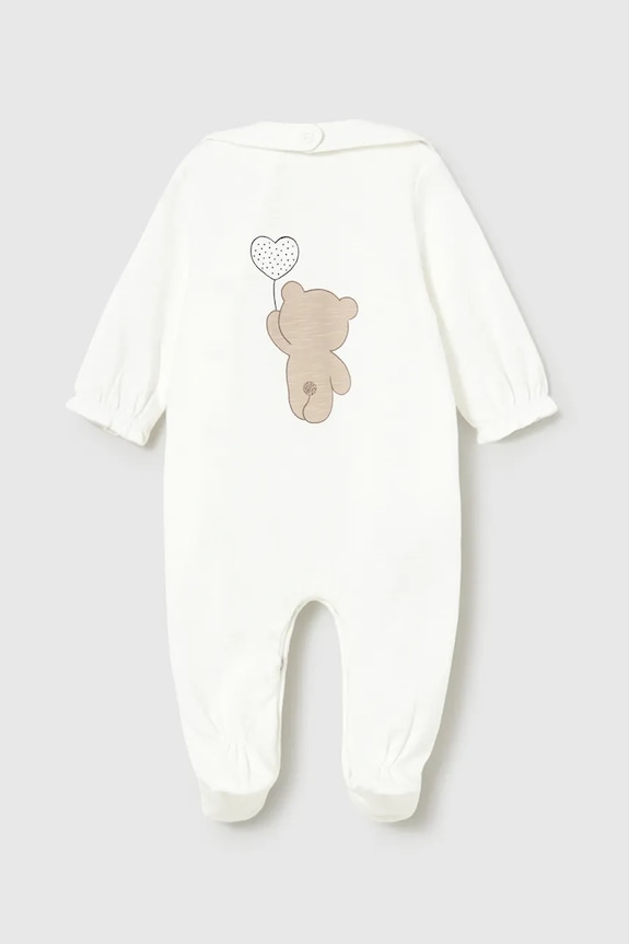 Βρεφική βαμβακερή ρόμπα Mayoral Newborn 1711.2K.Newborn.PPY2 μπεζ SS26