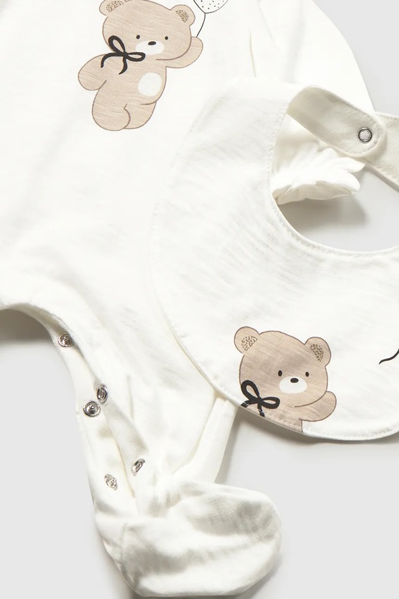 Κοριτσίστικα Βρεφική βαμβακερή ρόμπα Mayoral Newborn 1711.2K.Newborn.PPY2 μπεζ