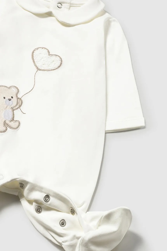 Dziewczynka Mayoral Newborn śpioszki niemowlęce 1743.2B.Newborn.PPY2 beżowy