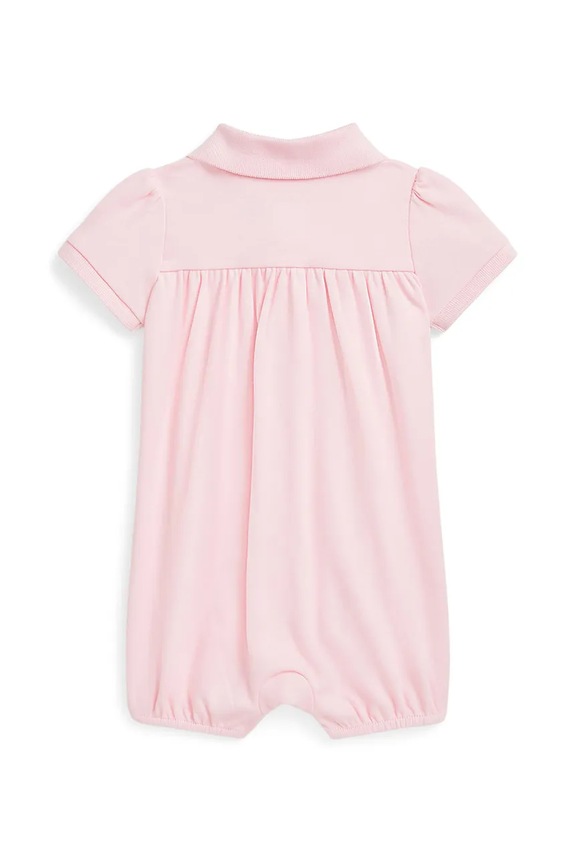 Detské bavlnené dupačky Polo Ralph Lauren 310734900026 ružová SS26
