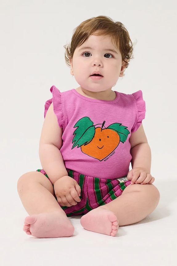 Bobo Choses body niemowlęce Tangerine różowy 126AB007