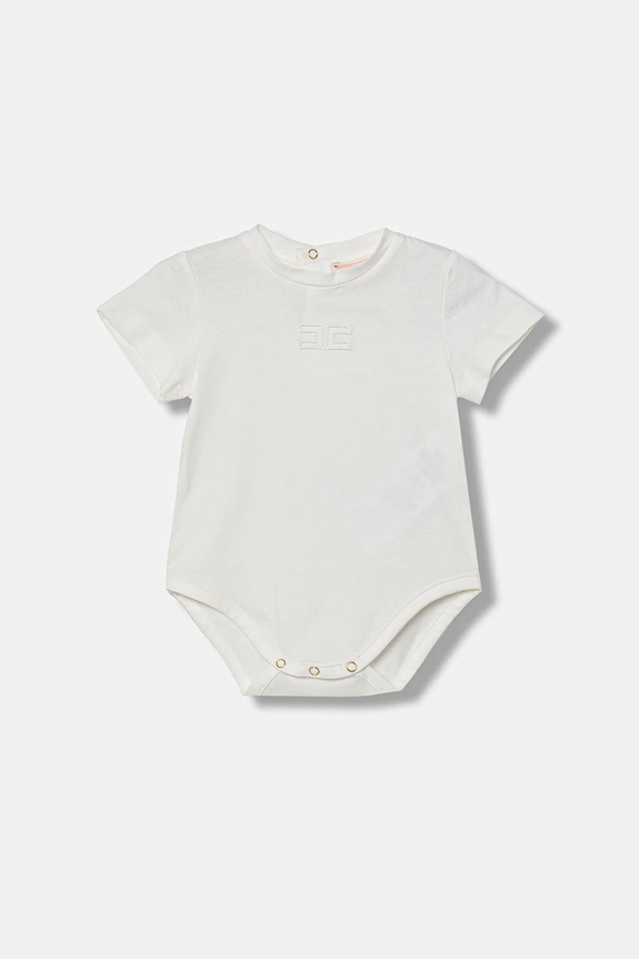 Bavlnené body pre bábätká Elisabetta Franchi béžová ENBD007.0.JF054