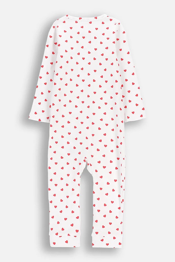 Хлопковый комбинезон для младенцев Coccodrillo WC6404201PJS белый SS26