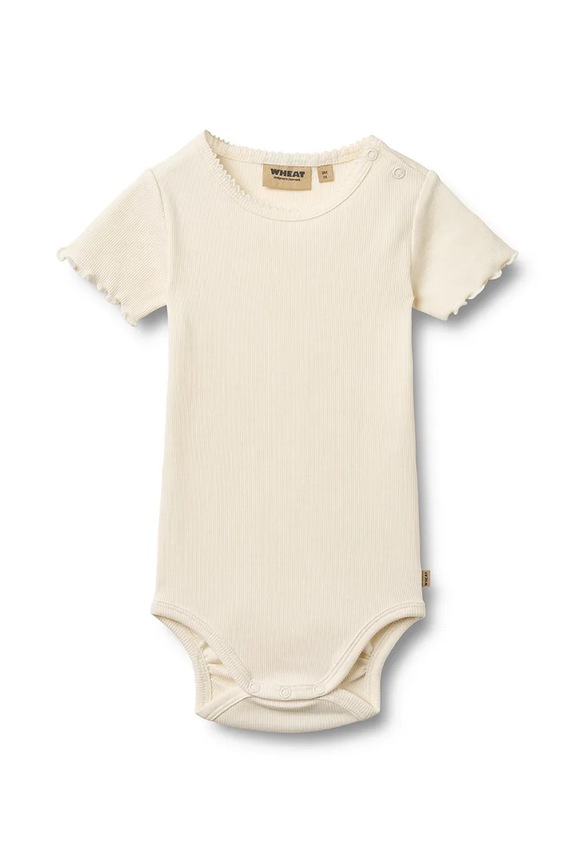 Dziewczynka Wheat body niemowlęce bawełniane z elastanem 9294.178a.GOTS różowy