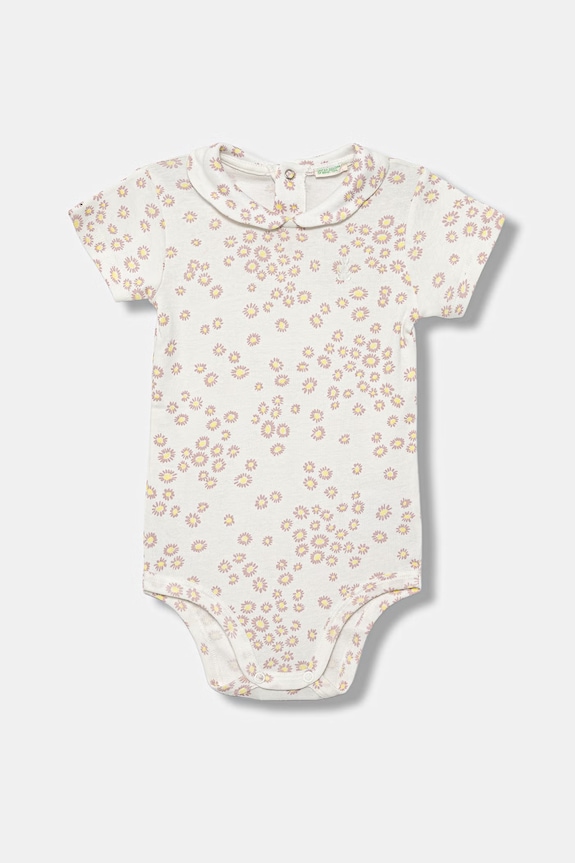 United Colors of Benetton body dojčenské bavlnené biela 30NDAB00Y.W.Stagionale