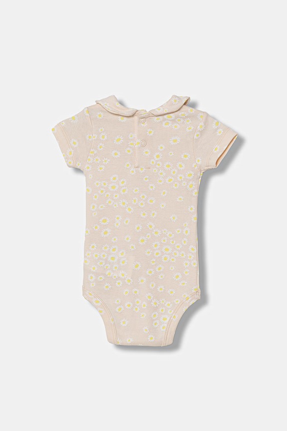 United Colors of Benetton body niemowlęce bawełniane 30NDAB00Y.W.Stagionale beżowy SS26