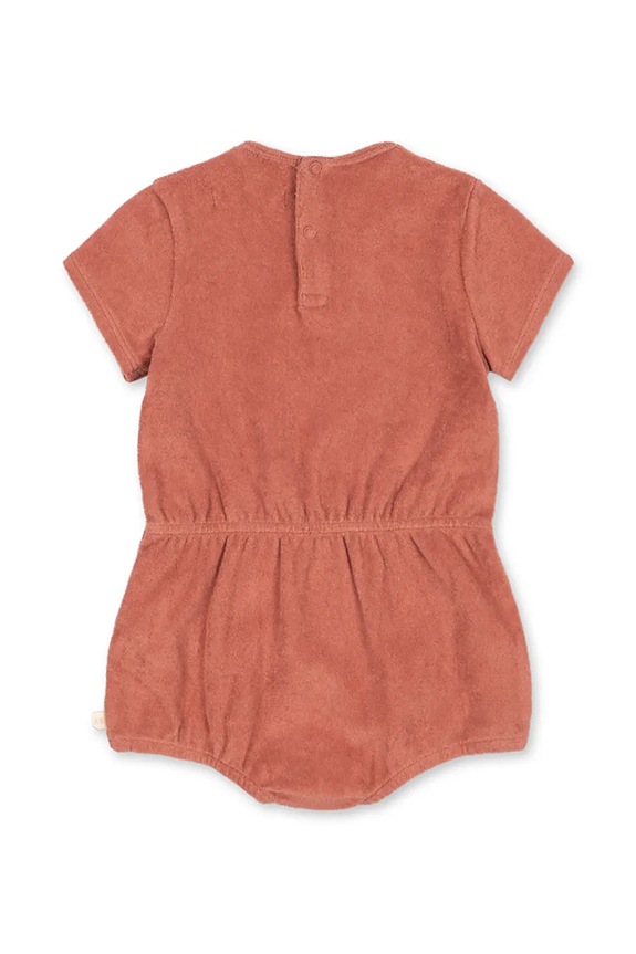 Konges Sløjd rampers dziecięcy bawełniany ITTY ROMPER GOTS KS105423.PPY2 różowy SS26
