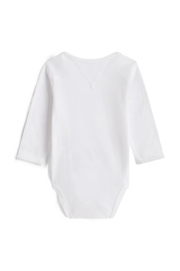 Βαμβακερά φορμάκια για μωρά Tommy Hilfiger KN0KN02133.PPY2 λευκό SS26