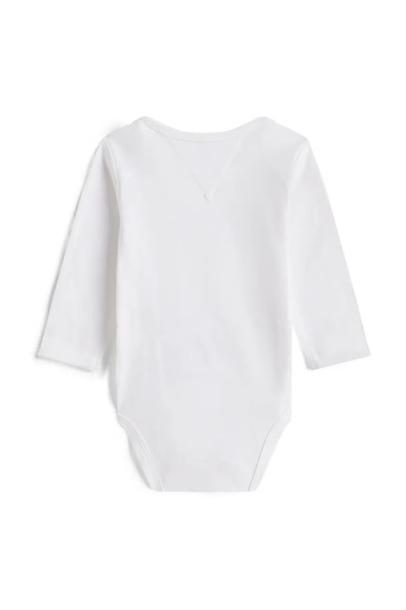 Βαμβακερά φορμάκια για μωρά Tommy Hilfiger KN0KN02133.PPY2 λευκό SS26