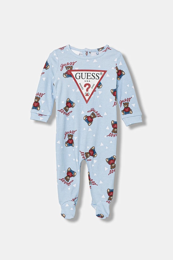 Βρεφικές βαμβακερές ρόμπες Guess Βρεφικό προϊόν μπλε H6RW00.KA6W4.PPY2