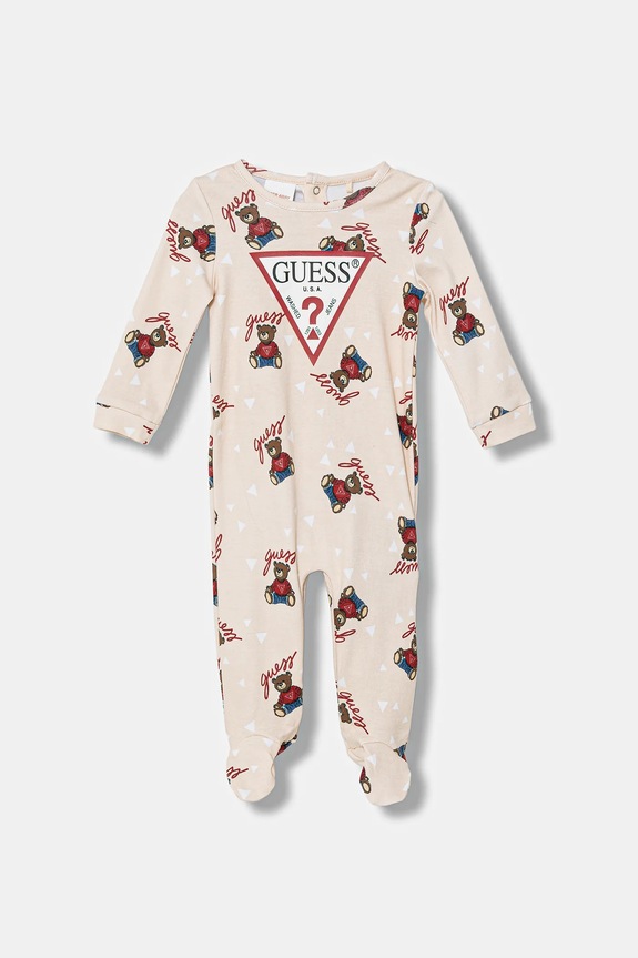 Βρεφικές βαμβακερές ρόμπες Guess Βρεφικό προϊόν μπεζ H6RW00.KA6W4.PPY2