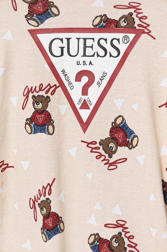 Κοριτσίστικα Βρεφικές βαμβακερές ρόμπες Guess H6RW00.KA6W4.PPY2 μπεζ