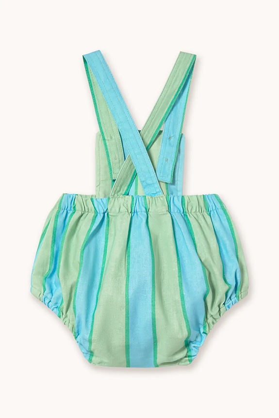 Tinycottons body bebe RETRO STRIPES BODY SS26.248 verde SS26