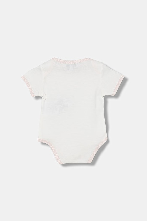 Хлопчик Emporio Armani боді дитяче бавовняне 2 шт. EY000010.AF22049 рожевий