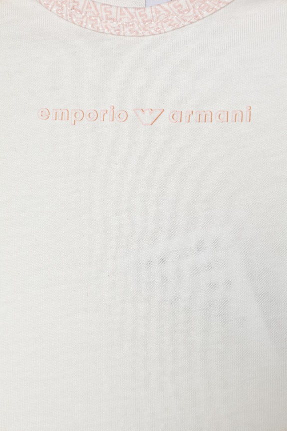 Emporio Armani боді дитяче бавовняне 2 шт. рожевий EY000010.AF22049