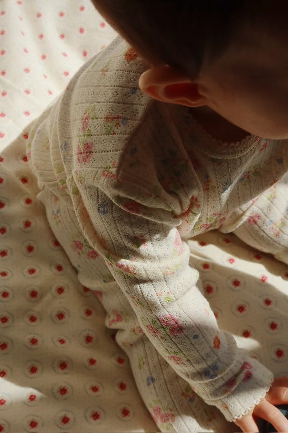 Konges Sløjd pajacyk niemowlęcy bawełniany MINNIE ONESIE GOTS KS105005.PPY2