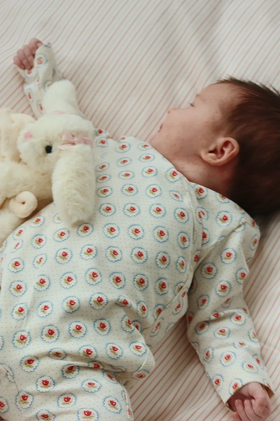 Kombinezon za bebe Konges Sløjd BASIC NEWBORN ONESIE GOTS Proizvod za bebe bež KS104675.PPY2