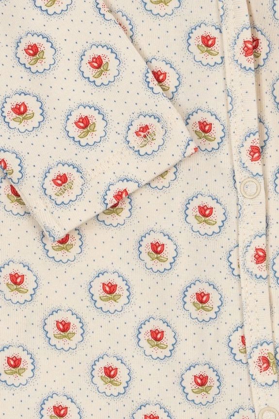Kombinezon za bebe Konges Sløjd BASIC NEWBORN ONESIE GOTS KS104675.PPY2 bež