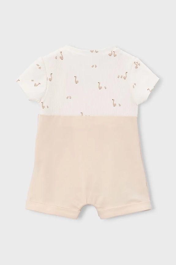 Mayoral Newborn rampers niemowlęcy 1629.1A.Newborn.PPY2 beżowy SS26