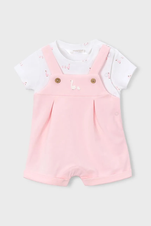 Ромпер для младенцев Mayoral Newborn розовый 1629.1A.Newborn.PPY2