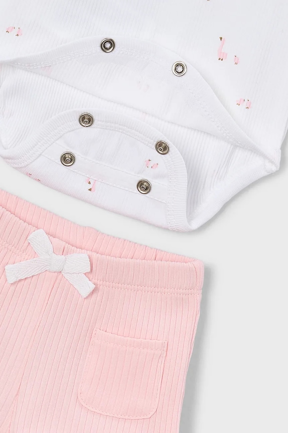 Mayoral Newborn body niemowlęce 2-pack różowy 1630.1A.Newborn.PPY2