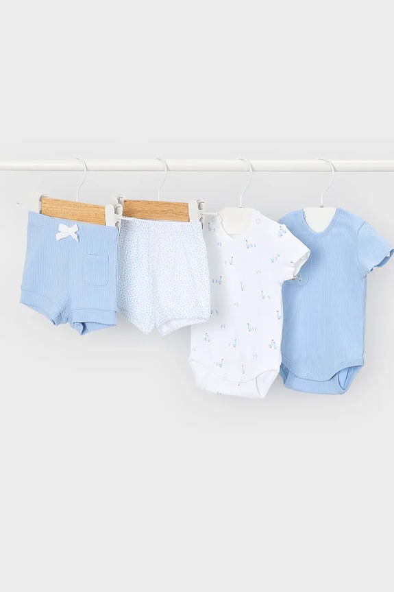 Mayoral Newborn body niemowlęce 2-pack 2-pack niebieski 1630.1A.Newborn.PPY2