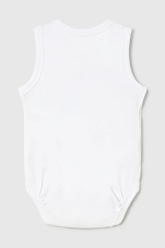 Mayoral Newborn body din bumbac pentru bebeluși 1712.1B.Newborn.PPY2 alb SS26