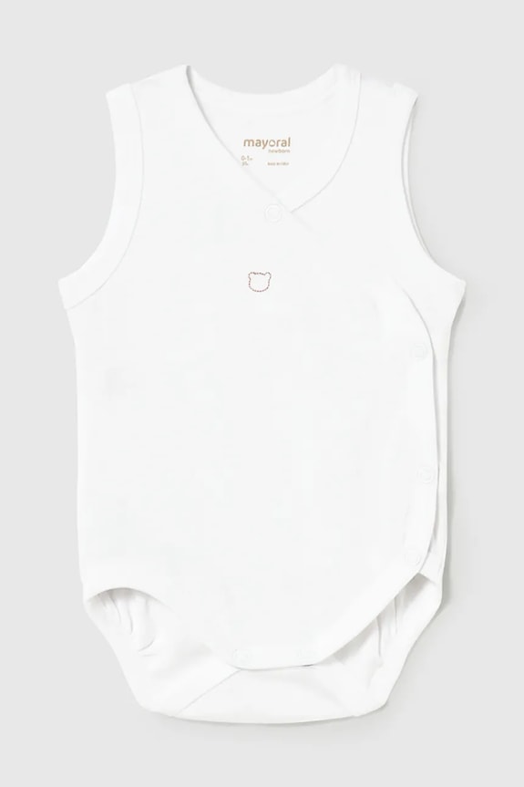 Mayoral Newborn pamut baba body bézs 1712.1B.Newborn.PPY2