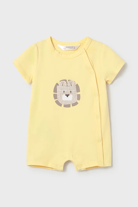 Mayoral Newborn rampers niemowlęcy 2-pack 1719.1E.Newborn.PPY2 żółty SS26