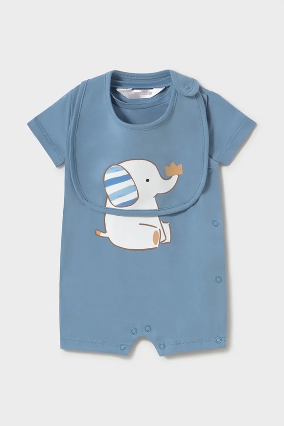 Mayoral Newborn rampers niemowlęcy niebieski 1721.1H.Newborn.PPY2