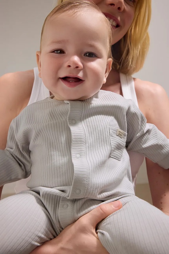 Φόρμες με φουφούλα μωρού Mayoral Newborn γκρί 1726.1A.Newborn.PPY2