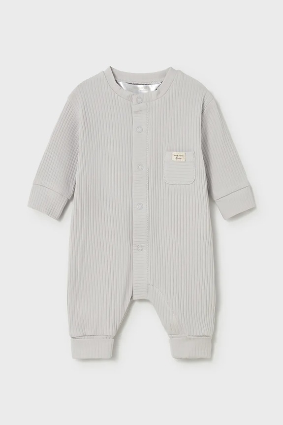 Φόρμες με φουφούλα μωρού Mayoral Newborn 1726.1A.Newborn.PPY2 γκρί SS26