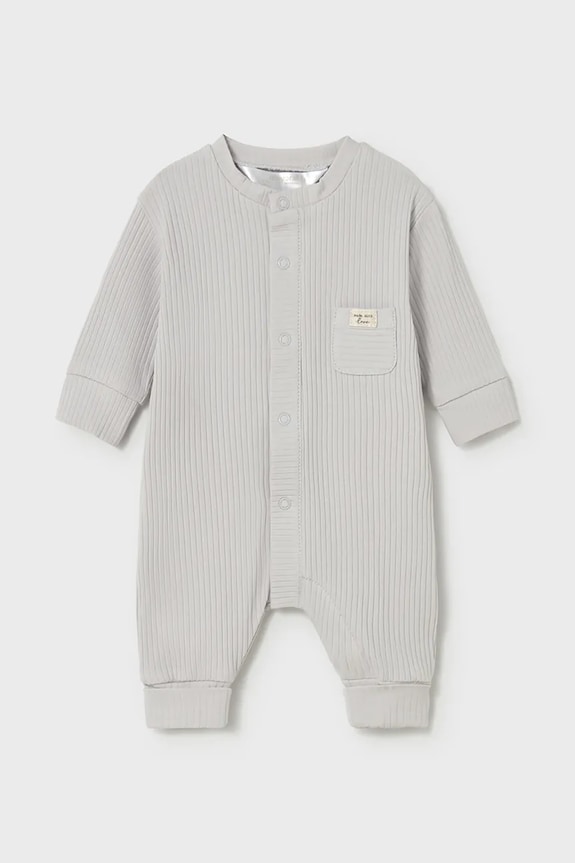 Φόρμες με φουφούλα μωρού Mayoral Newborn 1726.1A.Newborn.PPY2 γκρί SS26
