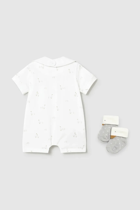 Mayoral Newborn rampe pentru copii 1727.1A.Newborn.PPY2 alb SS26