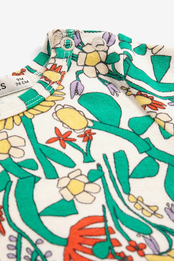 Chłopiec Bobo Choses body niemowlęce Color Herbalist 126AB002 zielony