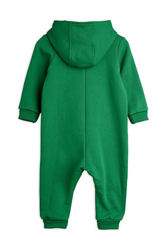 Pamučni kombinezon za bebe Mini Rodini Travel agency 26240111 zelena SS26