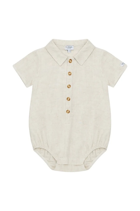 Bodi za bebe Donsje Ulec Romper 3032900 bež SS26