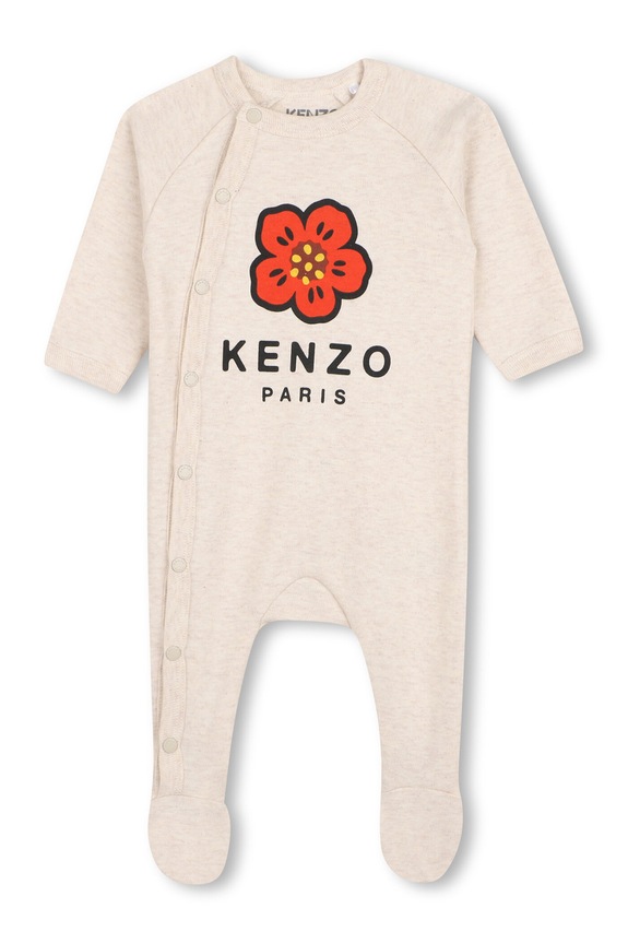Мальчик Детские хлопковые ползунки Kenzo Kids 2 шт K61614 бежевый