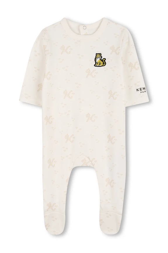 Chłopiec Kenzo Kids śpioszki bawełniane niemowlęce 2-pack K61616 czarny
