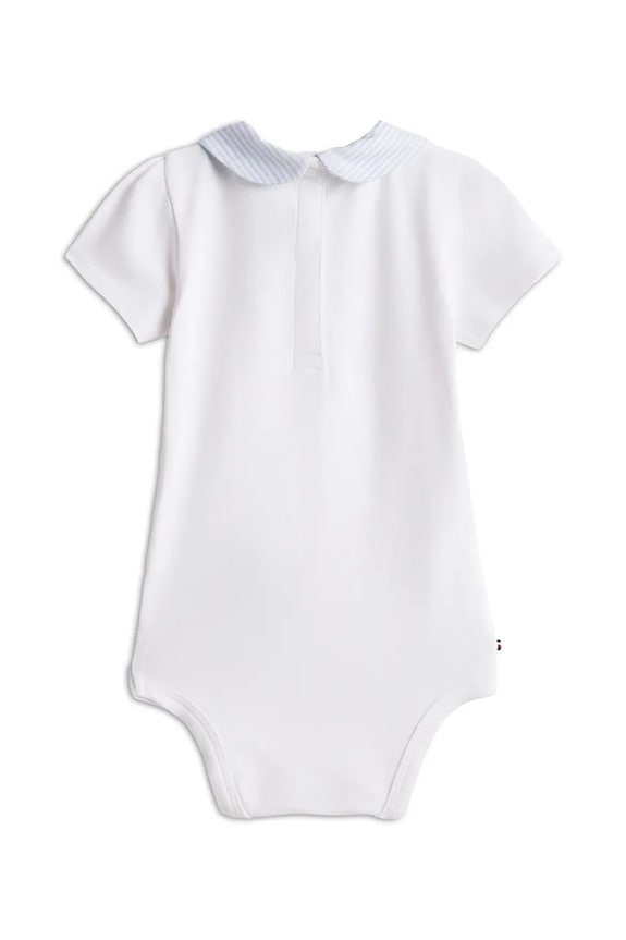 Tommy Hilfiger body dziecięce bawełniane KN0KN02364.PPY2 biały SS26